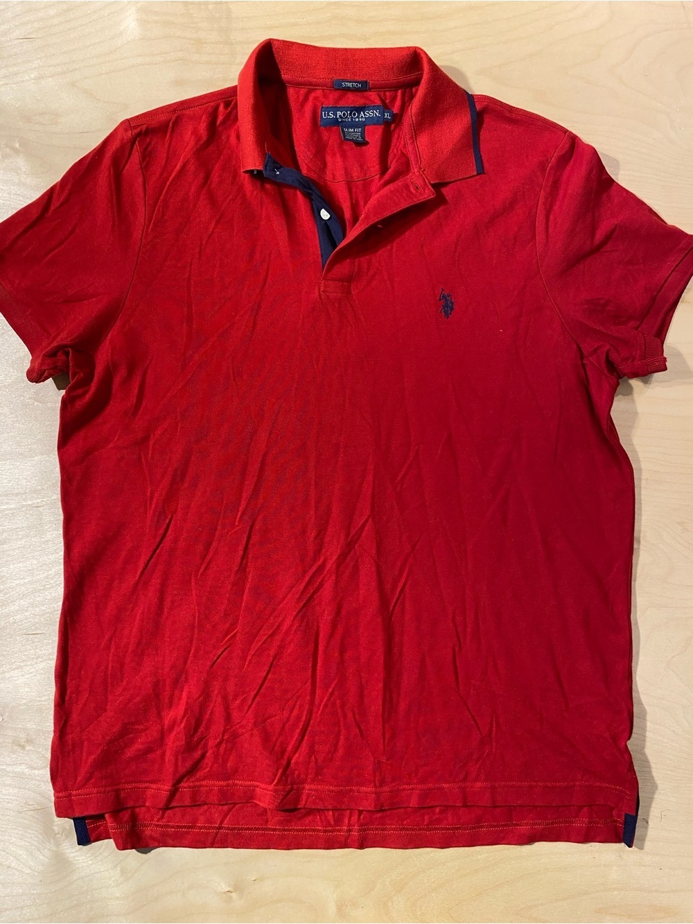 U.S. Polo Assn. Men's Red Classic Polo Shirt XL (RW)